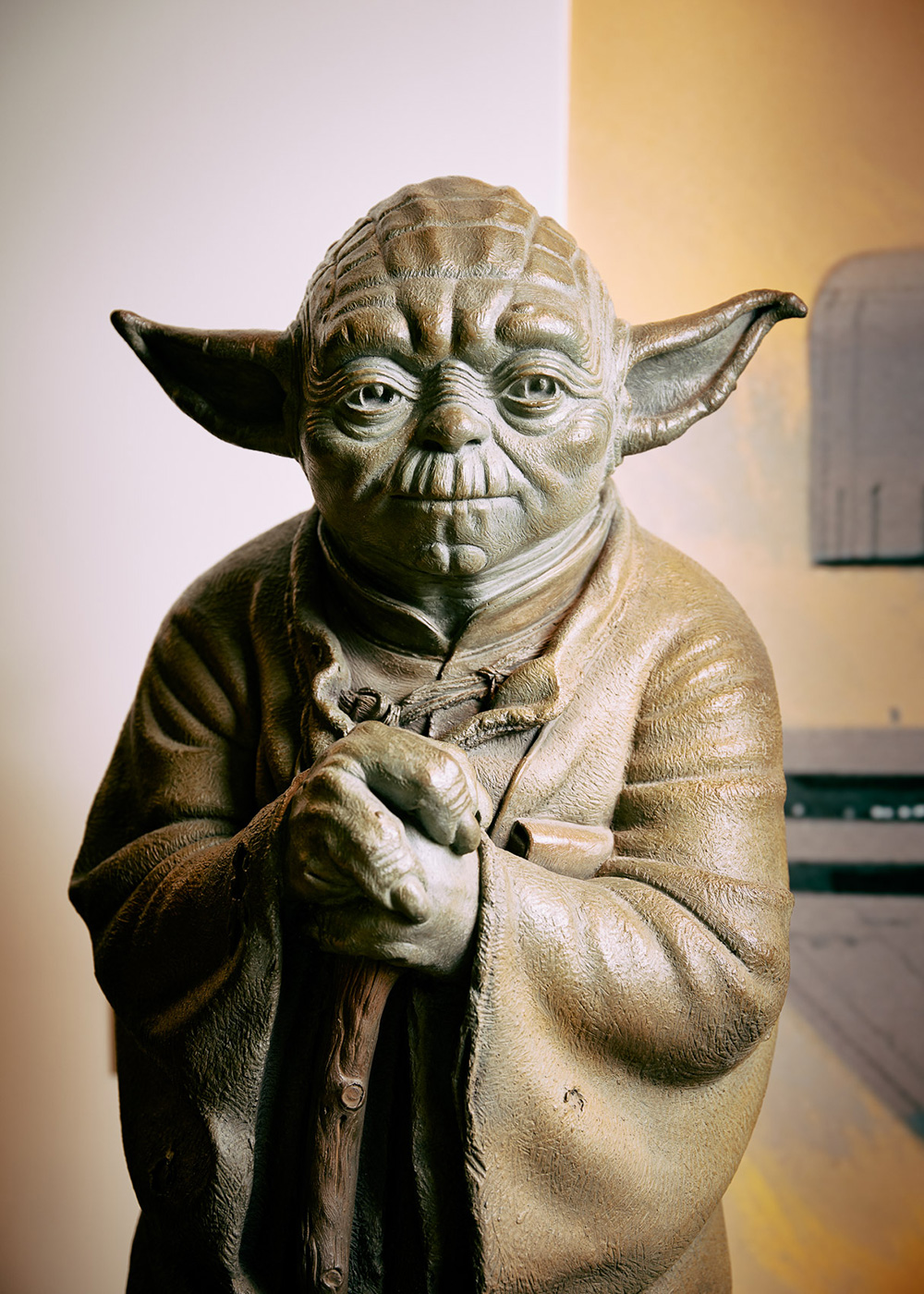 Yoda statue at Lucasfilm