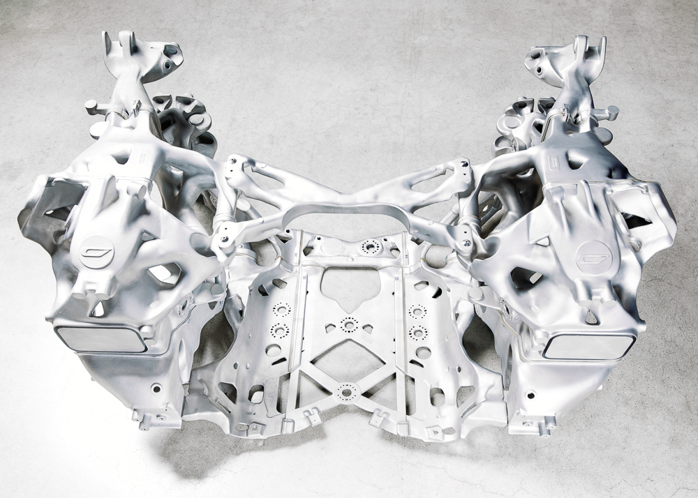3D printed chassis of of the 21C Hypercar