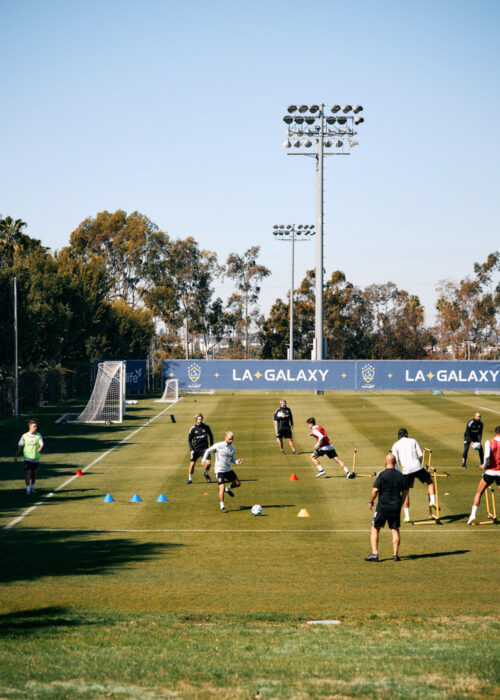 LA Galaxy training