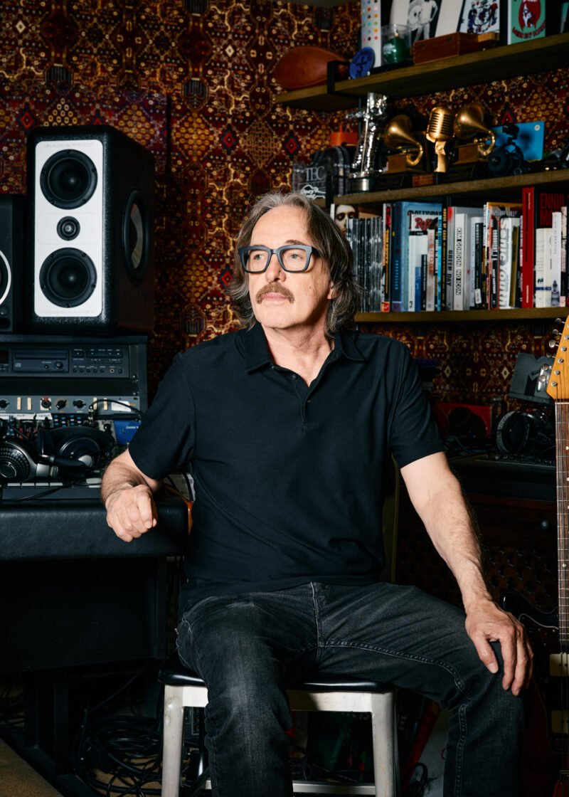Butch Vig, drummer and co-producer of the band Garbage