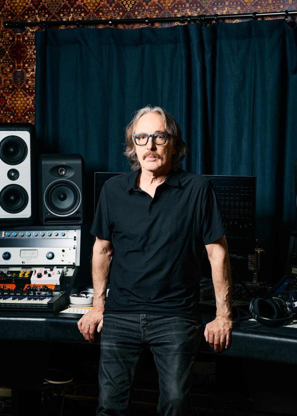 Butch Vig, drummer and co-producer of the band Garbage